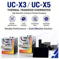 Impresora de Transferencia Térmica en Línea TTO, Impresora de Códigos QR, Máquina de Codificación UCX3/X5 para Línea de Empaquetado, Impresión de Fecha y Código de Lote