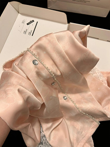 <span class=keywords><strong>Pigiama</strong></span> da <span class=keywords><strong>Donna</strong></span> in Stile Francese con Design in Pizzo di Lusso, Nuovo Modello Primavera-Autunno, Traspirante e Delicato sulla Pelle, Set per Casa - Product Image 3