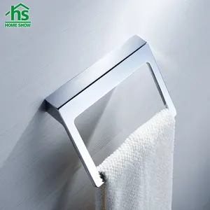 निर्माता सबसे अच्छी बिक्री दीवार घुड़सवार वर्ग डिजाइन स्टेनलेस स्टील तौलिया रिंगबाथरूम तौलिया अंगूठी