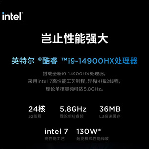 โน้ตบุ๊กเกมมิ่ง Legion Y7000P 2025 I9 14900HX แรม 16GB ความจุ 1TB การ์ดจอ RTX 5060 - Product Image 2