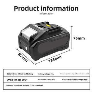 Makita 21700 18V Elektrikli El Aleti Lityum Pilinin Yerine Geçen, Xinyi Rong Elektronik Teknolojisi Tarafından Özelleştirilmiş ve Toptan Satışa Sunulan Ürün - Product Image 4
