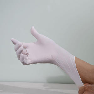 ถุงมือไนไตรล์สีขาว ไม่มีแป้ง หนา 3 มิล 4 มิล 5 มิล ไซส์ S / M / L / XL ราคาดี คุณภาพสูง ขนาด 9 นิ้ว 10.5 นิ้ว 12 นิ้ว - Product Image 6