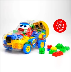 92pcs trẻ em phim hoạt hình khối xây dựng thiết lập giá tốt DIY Lắp ráp khối xây dựng đồ chơi - Product Image 1