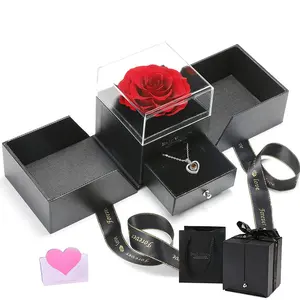 UO永恒的花Unfade保存玫瑰首饰盒浪漫惊喜礼物给妻子女朋友情人节礼物玫瑰