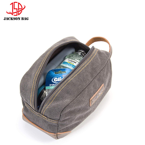 Borsa da Toilette Impermeabile in Poliestere con Cerniera <span class=keywords><strong>per</strong></span> Uomo, Organizer Cosmetico Multifunzione, Kit da Barba, Accessorio Semplice ed Elegante - Product Image 4