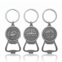 Décapsuleur porte-clés personnalisé avec logo par sublimation, cadeaux de mariage, décapsuleur en acier inoxydable, porte-clés en métal vierge pour bière