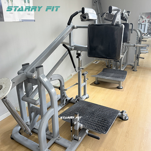 Beste Qualität Neue Version Plattenbeladene Drop-Pendulum-Kniebeugenmaschine Fitness Leverage-Maschine <span class=keywords><strong>V</strong></span>-Kniebeugenmaschine <span class=keywords><strong>Hack</strong></span>-Kniebeugenmaschine - Product Image 2
