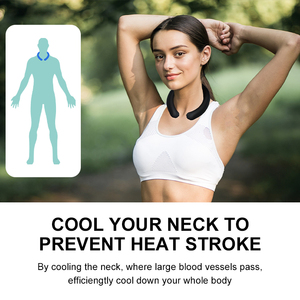 World-Bio Portable PCM Ice Neck Ring Cube de refroidissement personnel pour les sports d'intérieur/d'extérieur Pêche Randonnée Cyclisme Hot & Cold Pack - Product Image 5
