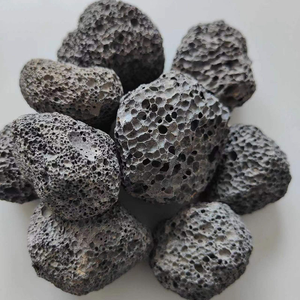 Rocce laviche vulcaniche nere <span class=keywords><strong>piante</strong></span> 100% puri migliori pietre Top Dressing cactus succulente Bonsai No coloranti prodotti chimici ciottoli - Product Image 6