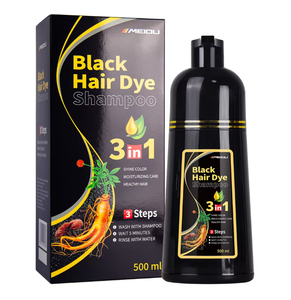 Champú de Color Natural a Base de Hierbas Meidu, Tinte para el Cabello Negro - Product Image 1