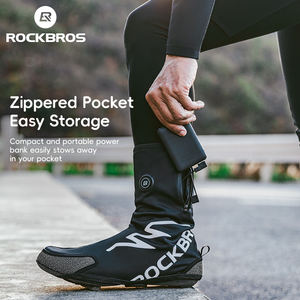 ROCKBROS-Zapatillas eléctricas con calentador de pies alimentado por batería, calzado eléctrico para <span class=keywords><strong>ciclismo</strong></span>, unisex, recién llegado - Product Image 3