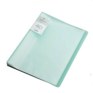 Project <b>Folder</b> with Clear Plastic Sleeves Poly Pocket Portfolio Folio <b>A4</b> 20 Pocket 40 Views Presentation Display Book - Product Image 1