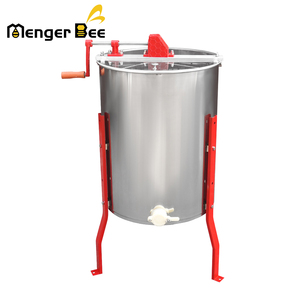 Mengerbee Máquina Manual para la Extracción de Miel, Centrífuga de Miel de Acero Inoxidable, Extractor de Miel de 4 Cuadros - Product Image 1