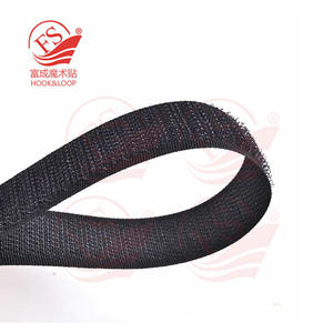 Cinta de sujeción autoadhesiva ajustable Zapatos negros Cable blanco Plomo de tiempo Personalizado Nylon Color Alambre Gancho Hebilla de correa de bucle - Product Image 4