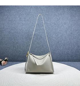 New Fashion Soft Leather Net Red <b>Envelope</b> Women Solid <b>Color</b> Cowhide Cloud Waterproof Single-shoulder Diagonal Cross Pleated - Product Image 5