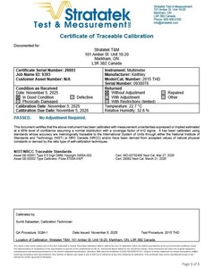 Multimetro Keithley Serie 2015 a 6,5 Cifre Calibrato <span class=keywords><strong>NIST</strong></span> DMM a 6 1/2 Cifre - Product Image 5