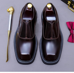 Chaussures en cuir de qualité professionnelle, confortables, antidérapantes, respirantes, style décontracté pour hommes. - Product Image 1