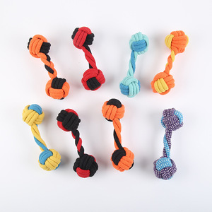 Toptan çiğnemek ısırık dayanıklı büküm dokuma Pet köpek için ip oyuncak - Product Image 6
