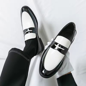 Nouveauté 2025 Chaussures Oxford pour Homme de Luxe en Cuir de Vachette de Créateur, Style Business Décontracté, à Lacets, Imperméables, Antidérapantes, Respirantes et Légères - Product Image 6