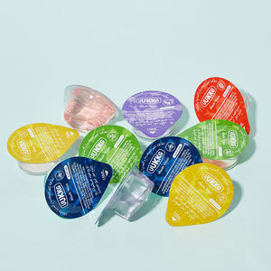 Bain de bouche jetable aux ingrédients naturels, saveur menthe, fraise, thé vert, lilas, pêche, format voyage, gobelet en gelée 15 ml * 20 - Product Image 3