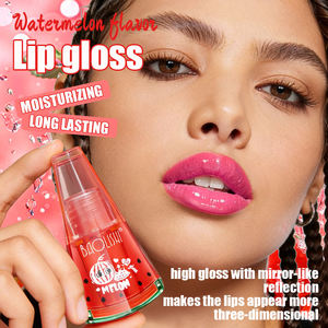 Brillo Labial en Oferta, con Forma de Sandía, Sabor a Sandía, Líquido, Impermeable, Brillante, Hidratante, Nutritivo, Vegano, de Larga Duración, para Uso Diario - Product Image 3
