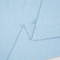 Tissu en microfibre polaire 220 GSM, double face brossée, anti-boulochage, 100 % polyester, pour doublure de manteau d'hiver