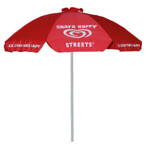 Parasol de plage pliable industriel <span class=keywords><strong>GB</strong></span> GLACE, imperméable, léger, en polyester, avec protection anti-UV pour une utilisation en extérieur - Product Image 1