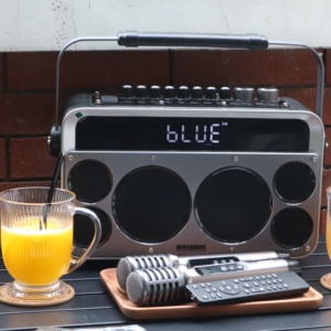 150W High Power Wireless Karaoke <strong>Speaker</strong> Blue Tooth <strong>Microphone</strong> Home KTV Karaoke Machine Handle <strong>Speaker</strong> <strong>with</strong> <strong>Microphone</strong> - Product Image 2