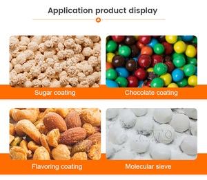 Tuercas de descarga automática, caramelización de caramelo, cacahuete, almendra, Tuercas caramelizadas, máquina para hacer revestimiento - Product Image 5