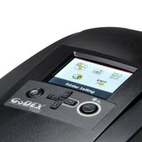 Printer Transfer Termal Godex RT200i RT230i 2 Inci 203/300dpi LCD Warna USB Serial Ethernet Performa Industrial