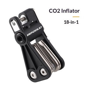 Kit d'outils portable professionnel en acier allié 18 en 1, le mieux noté, <span class=keywords><strong>multi</strong></span>-outils pour vélo, camping et voyage - Product Image 4