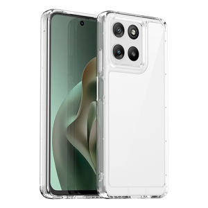 Funda Protectora Delgada y Suave de TPU Antiarañazos + Cubierta Trasera Rígida de Acrílico Transparente para Teléfono Móvil Motorola <span class=keywords><strong>Moto</strong></span> G37 G47 G57 G67 Power G100 - Product Image 2