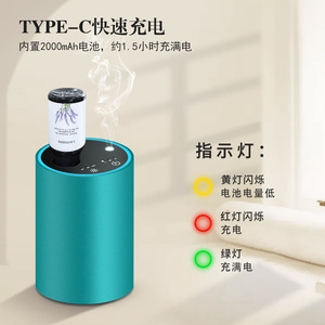 Diffuseur d'huiles essentielles pour voiture, modèle rechargeable 10-50 ml, pour utilisation en véhicule, à la maison ou au bureau - Product Image 3