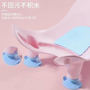 Baby Diaper Changing <b>Basin</b> Pink With Hook Easy Cleaning PP Material For Newborns - Product Image 1