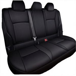 Fundas de Asiento de Coche de Cuero PU TopFit 100% Probadas para <span class=keywords><strong>Auris</strong></span>, Diseño de Terciopelo Personalizado para Todas las Estaciones, Esponja Virgen de Alta Densidad - Product Image 3