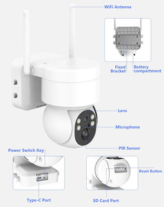 Cámara de Vigilancia PTZ Solar con Visión Nocturna a Todo Color, Marca <span class=keywords><strong>Icsee</strong></span>, Modelo Nuevo, Control por Teléfono <span class=keywords><strong>Android</strong></span>/iOS, Garantía - Product Image 5