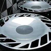 Jantes forgées grand format pour moto 20, 21, 22 pouces, finition noir brillant poli + rayons à lame radiée, compatibles avec les modèles 11/12/07/06
