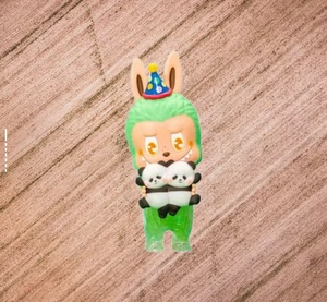 Popmart gấu trúc cặp song sinh labubu Jia Jia de Vinyl món quà sinh nhật bất ngờ - Product Image 4