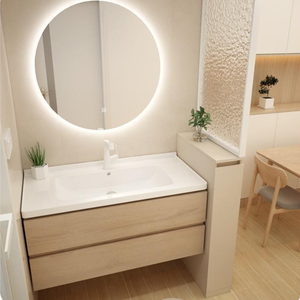 Armoire <span class=keywords><strong>de</strong></span> <span class=keywords><strong>rangement</strong></span> multi-niveaux - Armoire <span class=keywords><strong>de</strong></span> <span class=keywords><strong>salle</strong></span> <span class=keywords><strong>de</strong></span> <span class=keywords><strong>bain</strong></span> durable et peu encombrante, montage facile, design minimaliste, armoire murale latérale en bois - Product Image 1