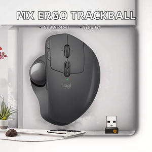 Pour <span class=keywords><strong>Logitech</strong></span> MX Ergo <span class=keywords><strong>souris</strong></span> <span class=keywords><strong>Trackball</strong></span> sans fil Design ergonomique réglable <span class=keywords><strong>souris</strong></span> sans fil confortable - Product Image 2