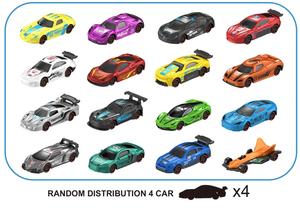 Modèle réduit de voiture en alliage Parking Lot Layer <span class=keywords><strong>Garage</strong></span> Scene Diorama Diecast Car Vehicle PVC Parking Lot Set with 4 Cars Toys - Product Image 2