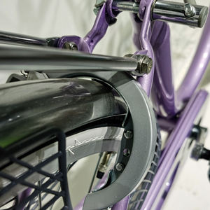 Vélo de ville classique à une vitesse pour femmes en acier léger de 24 <span class=keywords><strong>pouces</strong></span> en gros pour adultes avec panier avant - Product Image 5