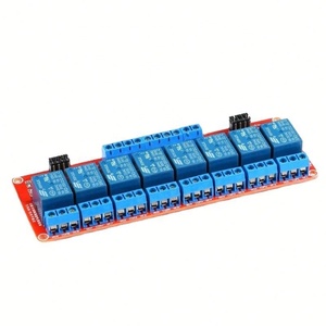 Módulo de Relé Zopro de 8 Canales, 5V 12V 24V, Montaje SMD, Placa Roja, Activación por Nivel Alto/Bajo, Optoaislado - Product Image 1