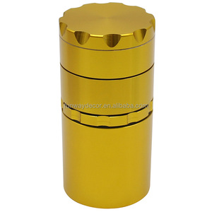 Nuevo Molinillo de Hierbas y Cigarros de Lujo <span class=keywords><strong>Funway</strong></span> FWS-C006 de Aleación de Aluminio de 50 mm con Tarro de Almacenamiento de 5 Capas, 8 Colores, Accesorio Manual - Product Image 4
