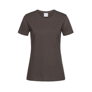 T-shirt uni pour femme, confort intemporel, conçu pour un usage quotidien, offrant une coupe douce, facile à superposer et un style décontracté moderne - Product Image 1