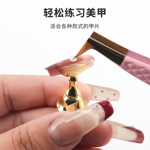 Soportes Magnéticos para Exhibición de Uñas (5 Piezas), en Dorado, Plateado y Oro Rosa, Herramienta de Práctica para Manicura - Product Image 4