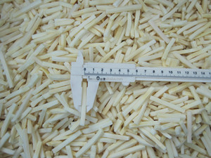 Tiras <span class=keywords><strong>de</strong></span> Bambú Congeladas IQF, Aprobadas para Halal, 4x4mm, Venta al Por Mayor con Empaque Personalizado - Product Image 1