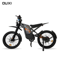 OUXI Vélo Électrique GT2000 Pas Cher, VTT Électrique Tout Suspendu OEM, Vélo de Montagne Électrique Vintage pour Hommes, Vélo de Livraison Électrique Tout-Terrain