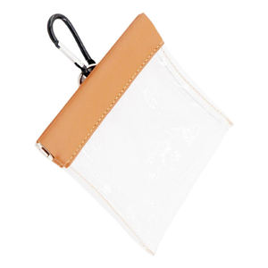 Sac de golf transparent en gros, pochette portable pour balles de golf, support transparent pour tees de golf avec logo personnalisé et clip - Product Image 1