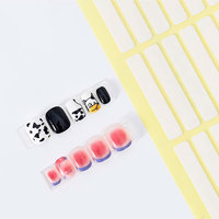 Tiras Adhesivas de Doble Cara para Uñas Acrílicas, Cinta Transparente para Práctica de Uñas Postizas, Exhibición y Soportes de Entrenamiento